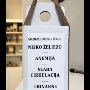 Nisko željezo, anemija, malokrvnost - SJEME KOPRIVE U MEDU 800mL